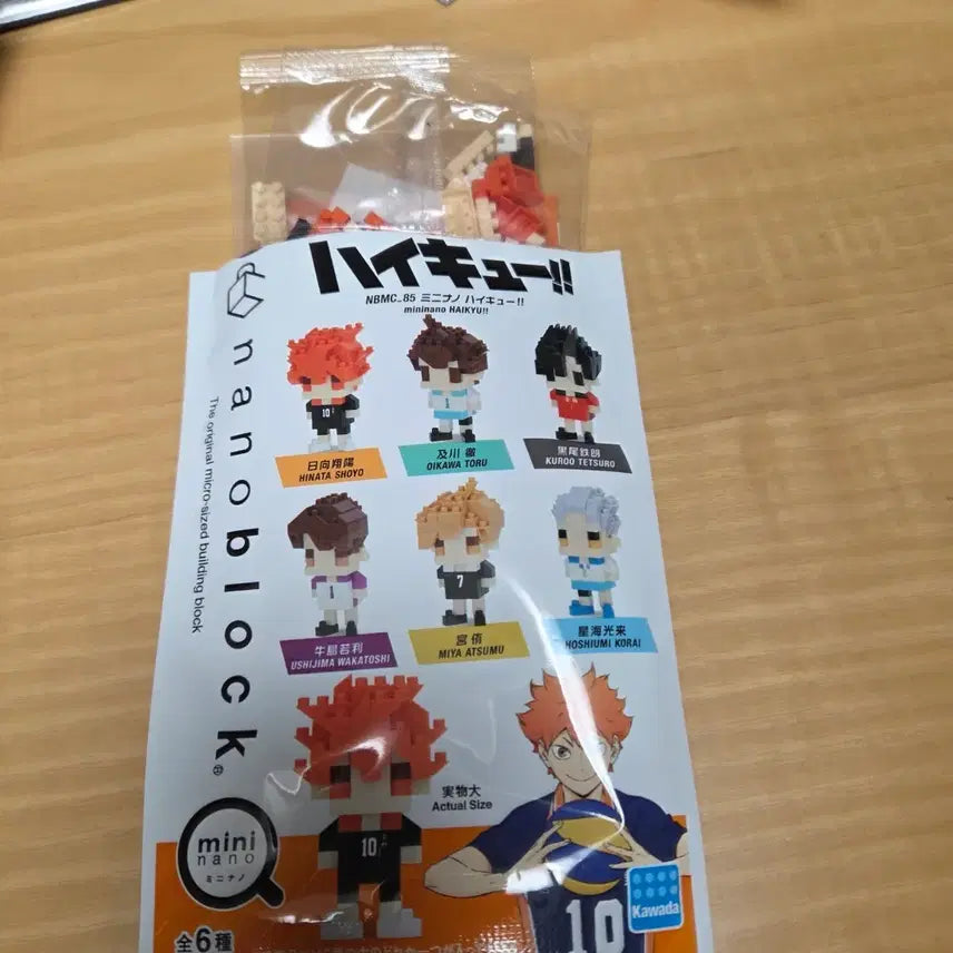 [BUNJANG] Nanoblock Haikyu!! Hinata Figure / 나노블록 미니나노 하이큐!! 히나타