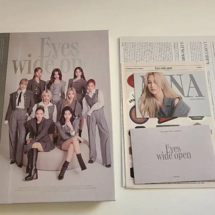 [BUNJANG] TWICE Eyes Wide Open Album Full Set / 트와이스 Eyes Wide Open 앨범 풀세트 새제품