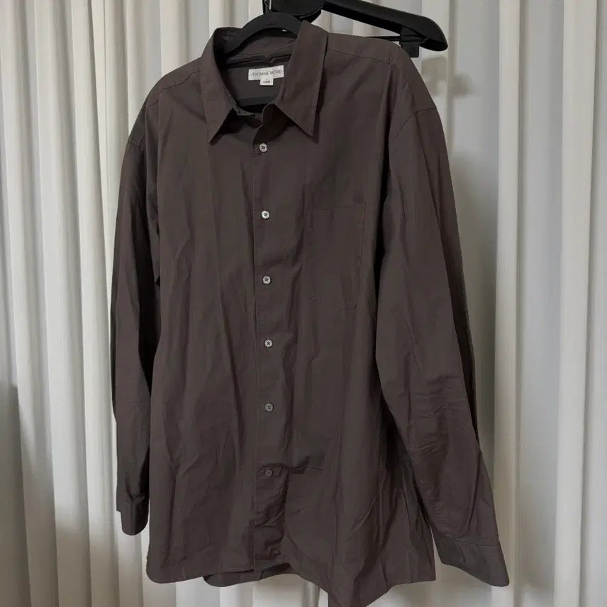 [SOLD OUT] 토마스모어 페이퍼셔츠 코코아 L
