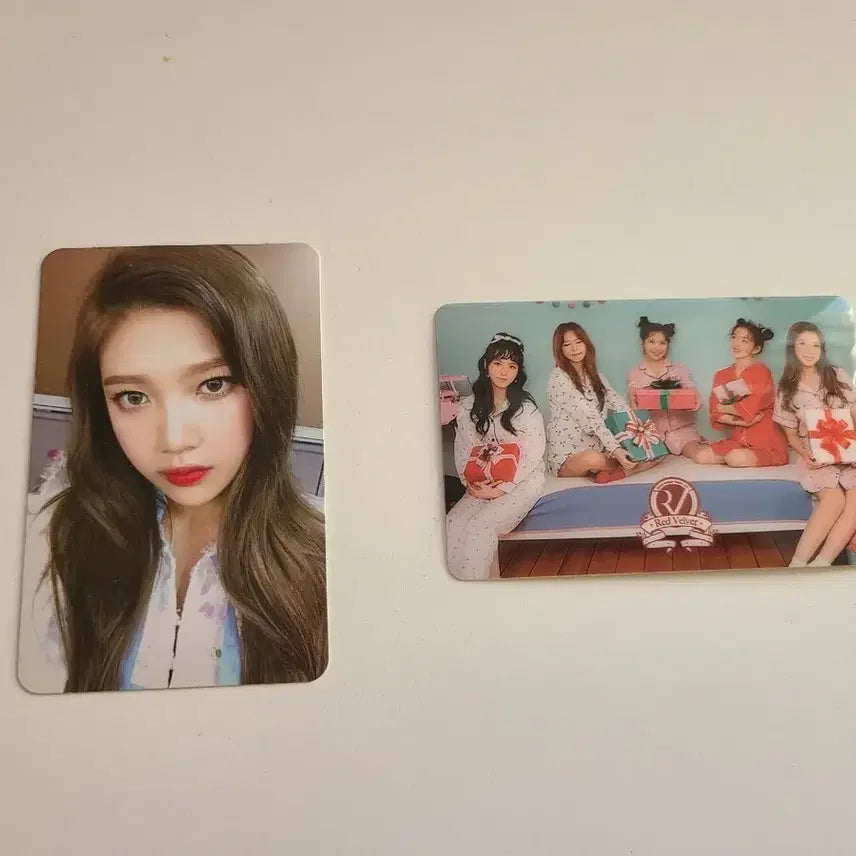[BUNJANG] Red Velvet Joy Signed Group Photocard / 레드벨벳 조이 싸인, 단체 포토카드 2장