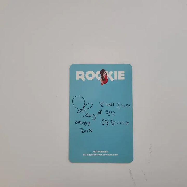 [BUNJANG] Red Velvet Joy Signed Group Photocard / 레드벨벳 조이 싸인, 단체 포토카드 2장