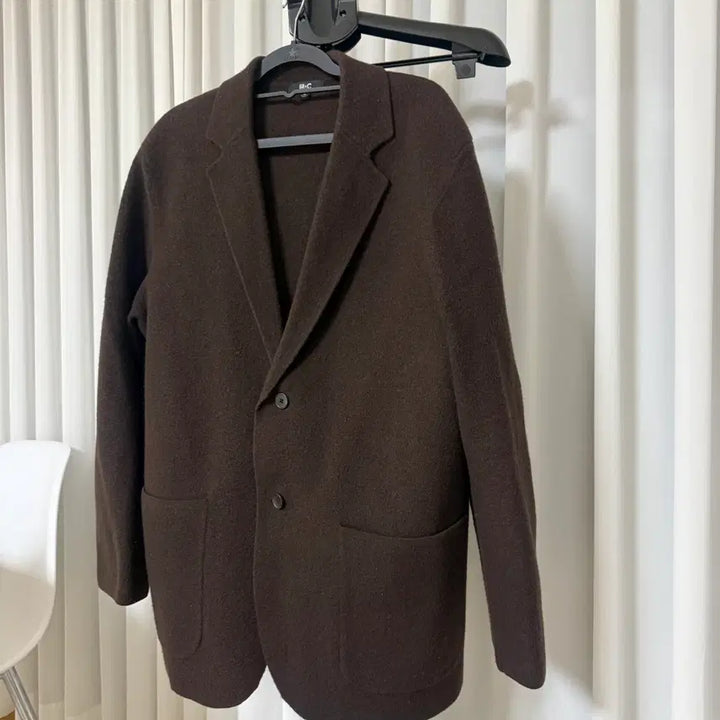[BUNJANG] Uniqlo C Knit Jacket Brown XL / 유니클로 C 니트 재킷 브라운 XL