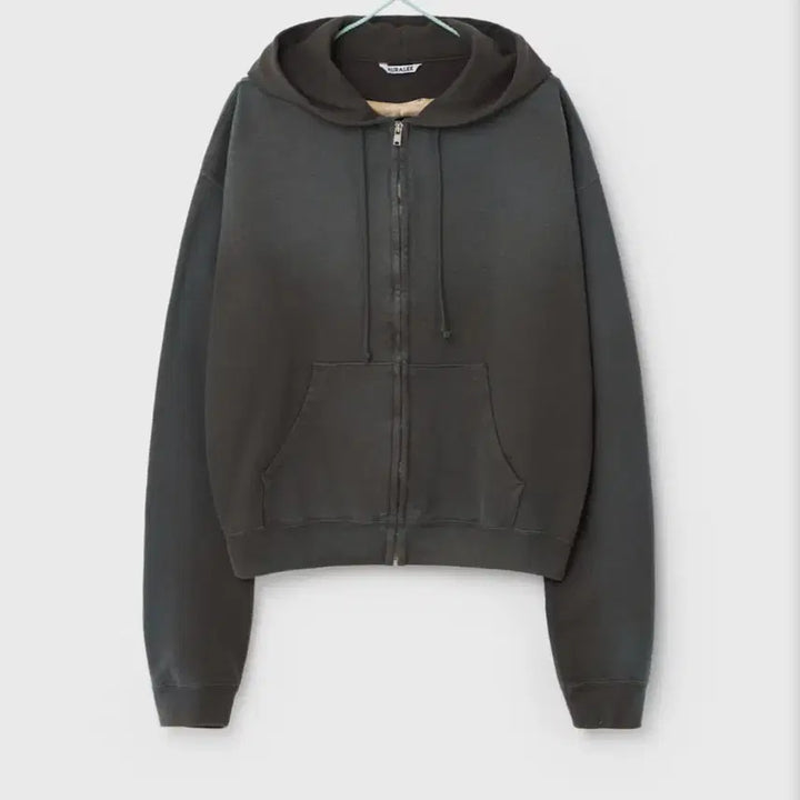 [SOLD OUT] [4] 25aw 오라리 다이드 피마 스웻 후드집업 잉크블랙