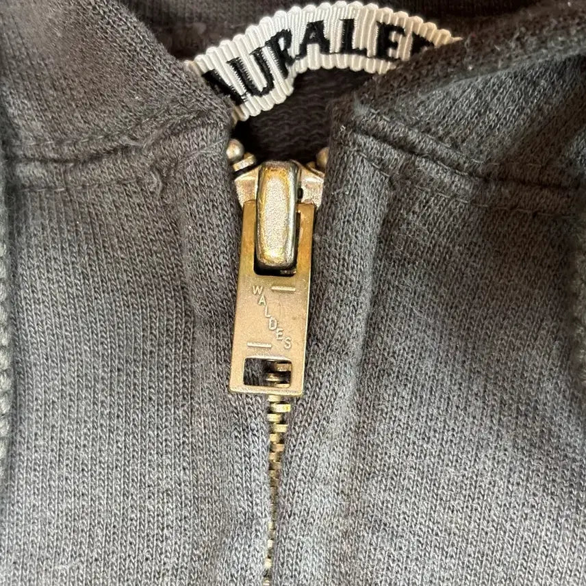 [SOLD OUT] [4] 25aw 오라리 다이드 피마 스웻 후드집업 잉크블랙