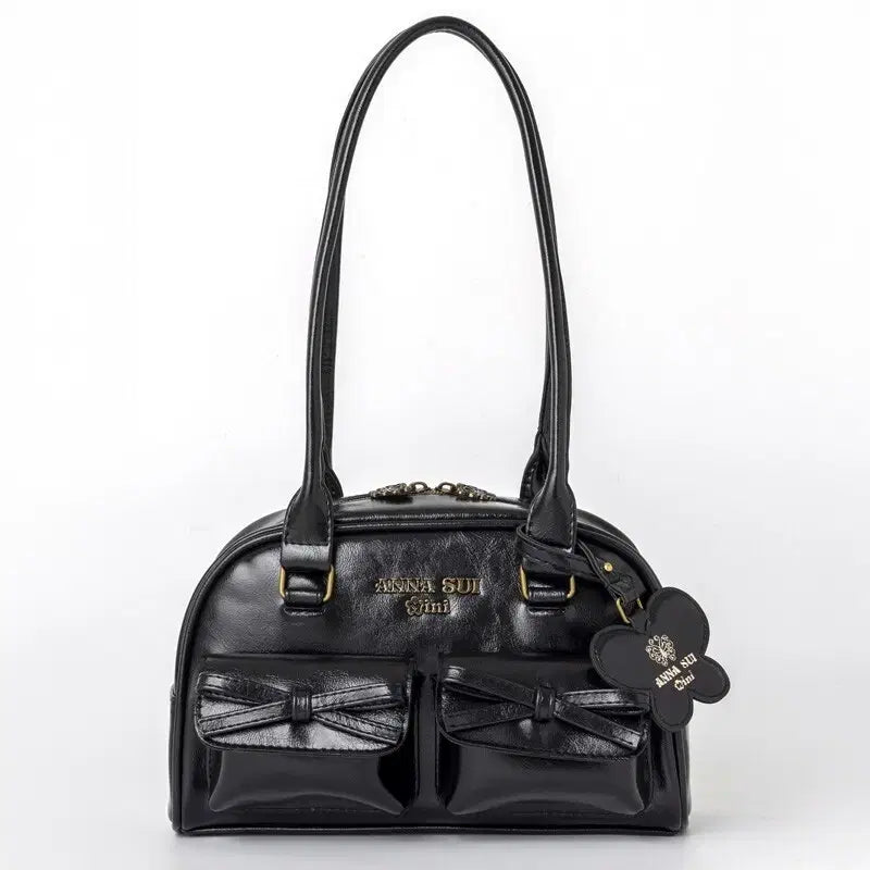 [BUNJANG] Anna Sui Mini Boston Bag / 안나수이 롱 핸들 미니보스톤백