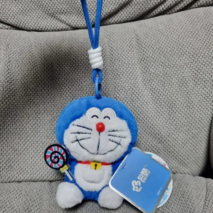 [BUNJANG] Doraemon Candy Plush Keychain / 도라에몽 사탕 인형 키링