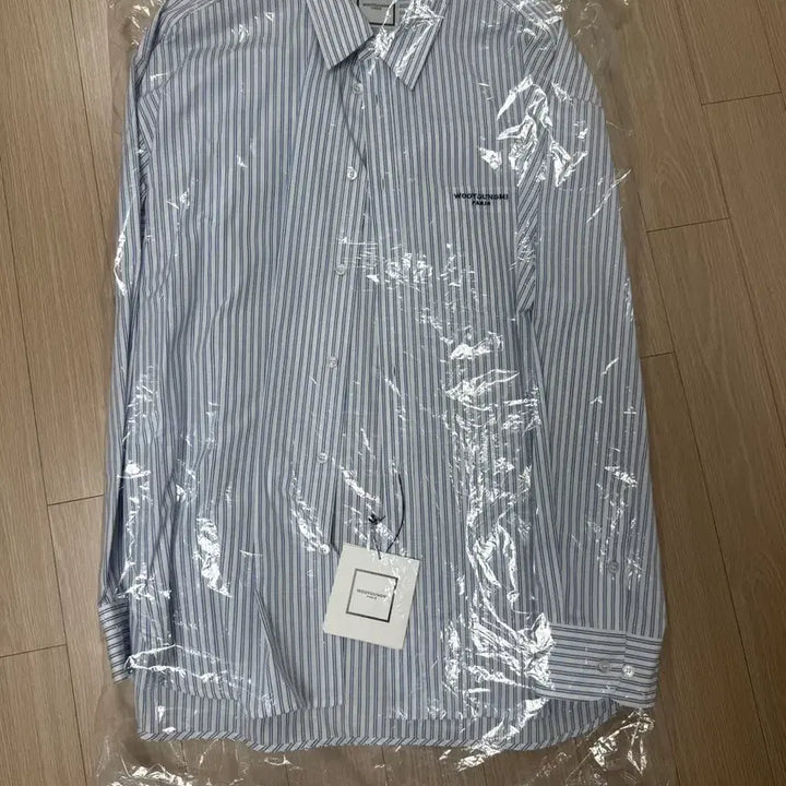 [BUNJANG] Wooyoungmi Striped Shirt 48 / 우영미 스트라이프 셔츠 48