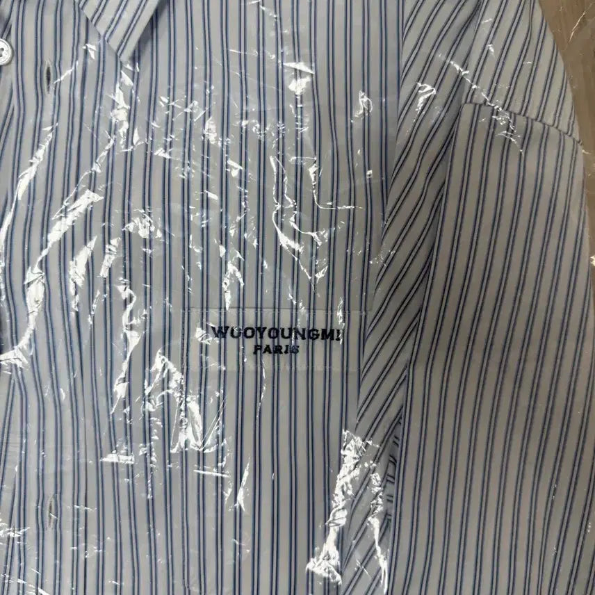 [BUNJANG] Wooyoungmi Striped Shirt 48 / 우영미 스트라이프 셔츠 48