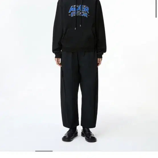 [BUNJANG] Ader Error x Ed.car Hoodie Black / 아더에러 에드카 후드
