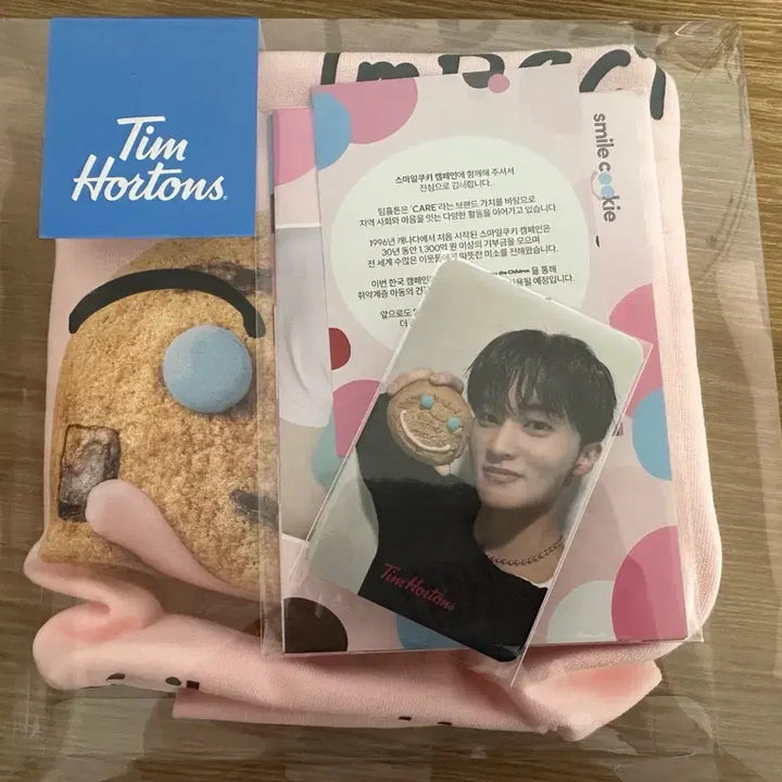 [BUNJANG] Tim Hortons Mark T-shirt Photocard Set / 팀홀튼 마크 티셔츠 포카