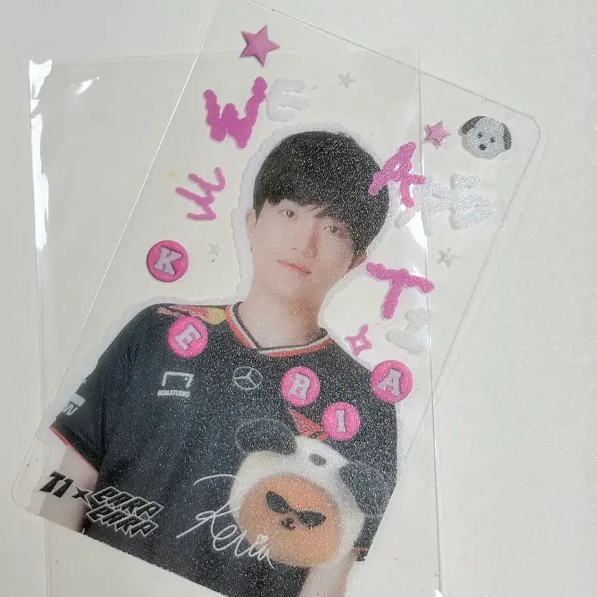 [BUNJANG] T1 Keria Transparent Photocard / 티원 케리아 어프어프 투명포카 팔아요