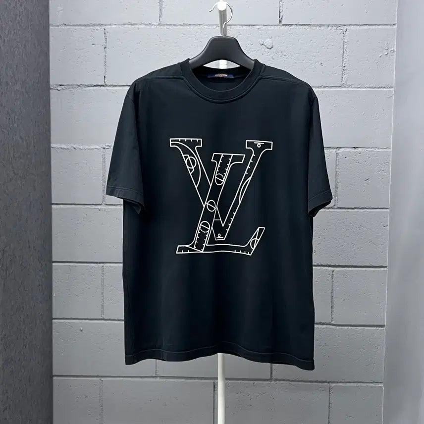 [SOLD OUT] AB2 / 루이비통 NBA 프론트 앤 백 프린트 반팔 XLsize
