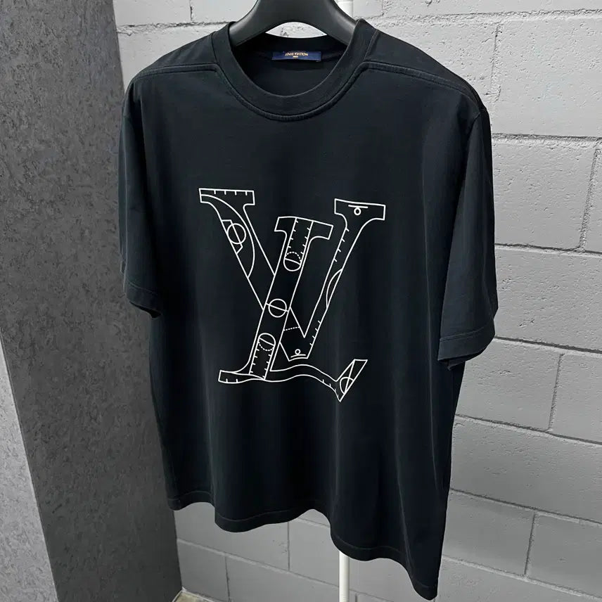 [SOLD OUT] AB2 / 루이비통 NBA 프론트 앤 백 프린트 반팔 XLsize