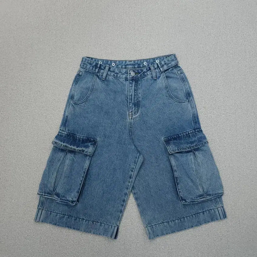 [BUNJANG] Bermuda Denim Shorts / (M)버뮤다 팬츠 여성 데님 청반바지 여름 캐주얼 K3W2998
