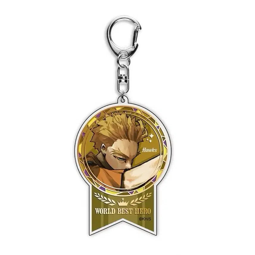 [BUNJANG] My Hero Academia Hawks Acrylic Keyholder / 히로아카 원화전 아크릴 키홀더 컬렉션 호크스 월드베스트히어로