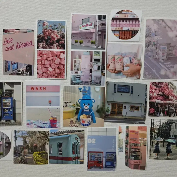 [BUNJANG] Aesthetic Sticker Set - Pink Theme for Diary Decoration / 감성 인스