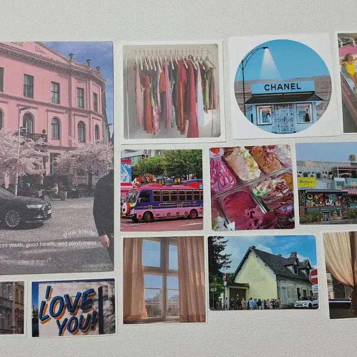 [BUNJANG] Aesthetic Sticker Set - Pink Theme for Diary Decoration / 감성 인스