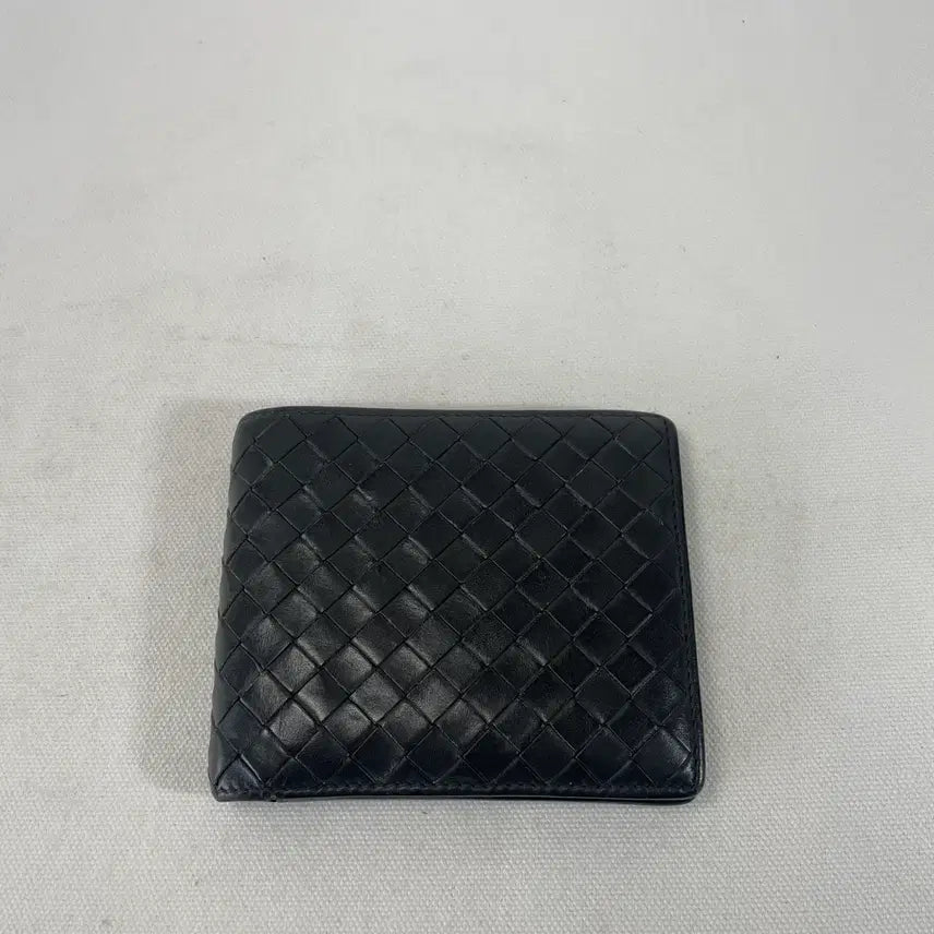 [BUNJANG] Bottega Veneta Intrecciato Bifold Wallet / [블랙] 보테가베네타 인트레치아토 반지갑 남자지갑