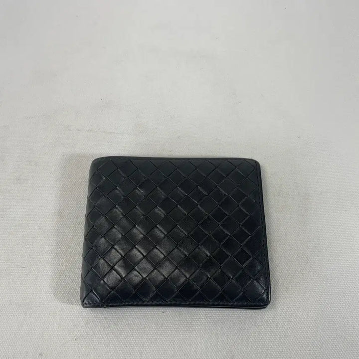 [BUNJANG] Bottega Veneta Intrecciato Bifold Wallet / [블랙] 보테가베네타 인트레치아토 반지갑 남자지갑