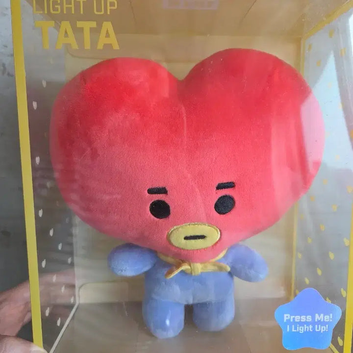 [BUNJANG] BT21 TATA Light-Up Doll / BT21 TATA 라이트업 인형 새상품