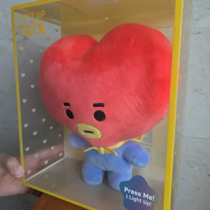 [BUNJANG] BT21 TATA Light-Up Doll / BT21 TATA 라이트업 인형 새상품