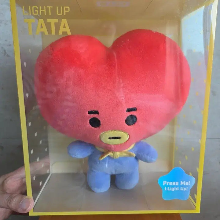 [BUNJANG] BT21 TATA Light-Up Doll / BT21 TATA 라이트업 인형 새상품