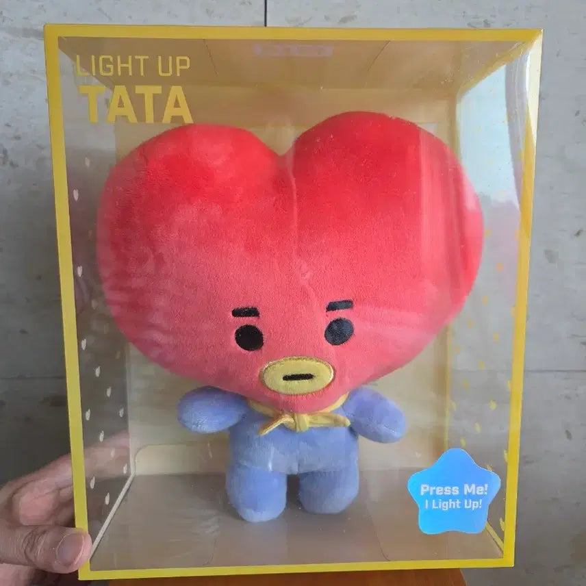 [BUNJANG] BT21 TATA Light-Up Doll / BT21 TATA 라이트업 인형 새상품