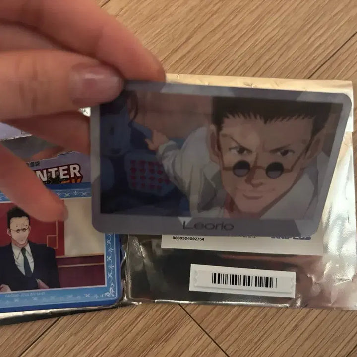 [BUNJANG] Hunter x Hunter Leorio Lenticular Card &amp; Badge / 헌터x헌터 레오리오 카드
