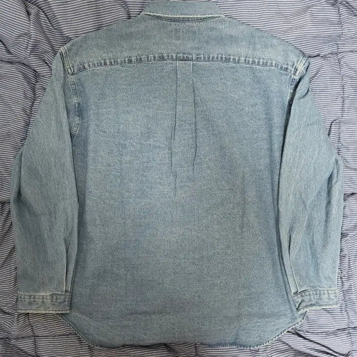 [SOLD OUT] 에스피오나지 데님 오버 셔츠 워시드인디고