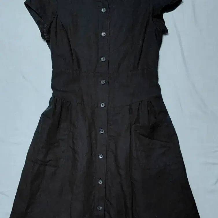 [BUNJANG] DUAL VIEW Linen Tencel Blend Shirt Dress / DUAL VIEW 린넨 텐셀 혼방 셔츠 원피스 (40사이즈/M)