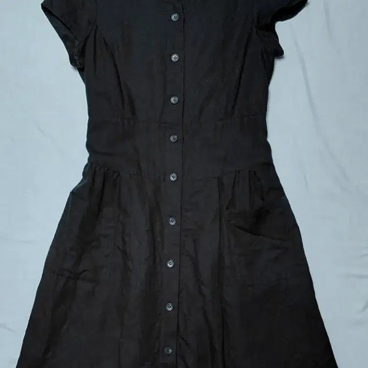 [BUNJANG] DUAL VIEW Linen Tencel Blend Shirt Dress / DUAL VIEW 린넨 텐셀 혼방 셔츠 원피스 (40사이즈/M)