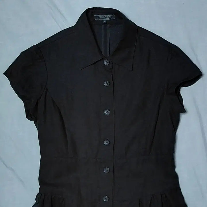 [BUNJANG] DUAL VIEW Linen Tencel Blend Shirt Dress / DUAL VIEW 린넨 텐셀 혼방 셔츠 원피스 (40사이즈/M)