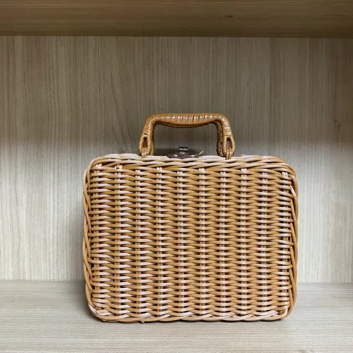 [BUNJANG] Rattan Picnic Basket Bag / 피크닉 가방