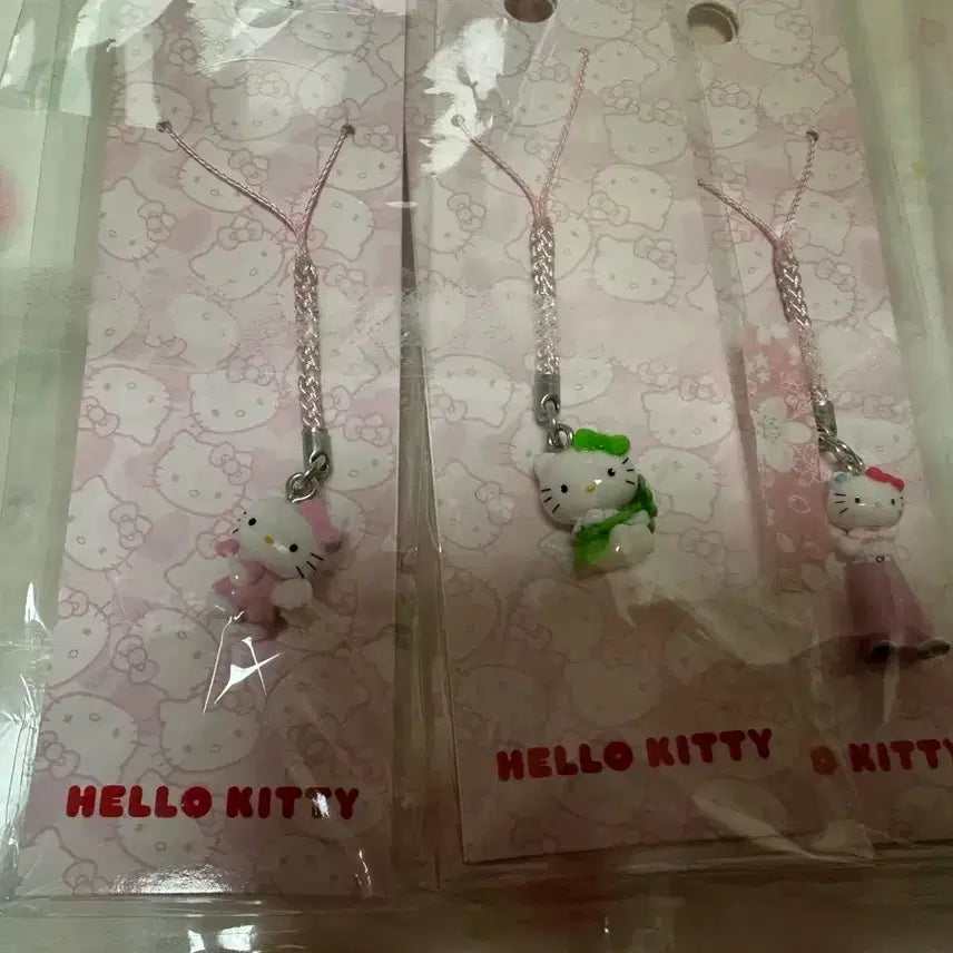 [BUNJANG] Kitty 50th Anniversary Strap / 키티 50주년 스트랩 미사용 키티문방구