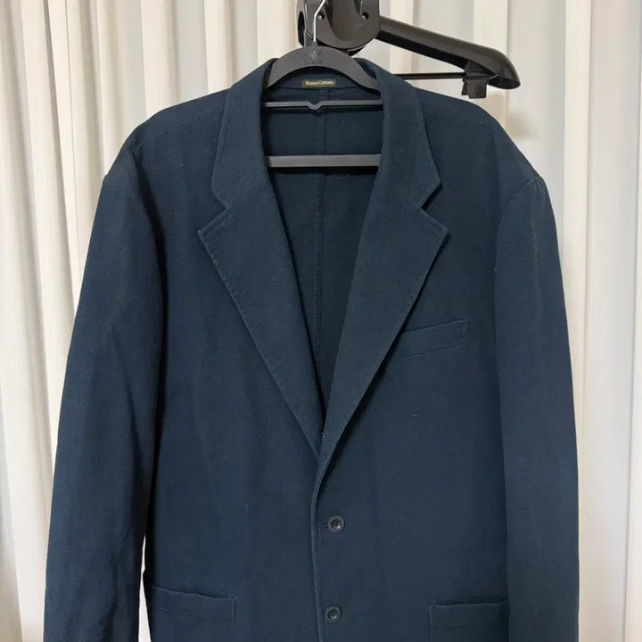 [BUNJANG] Henry Cotton Navy Cotton Blazer / 헨리코튼 네이비 코튼 블레이저 110