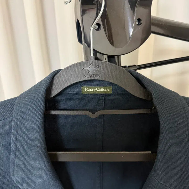 [BUNJANG] Henry Cotton Navy Cotton Blazer / 헨리코튼 네이비 코튼 블레이저 110