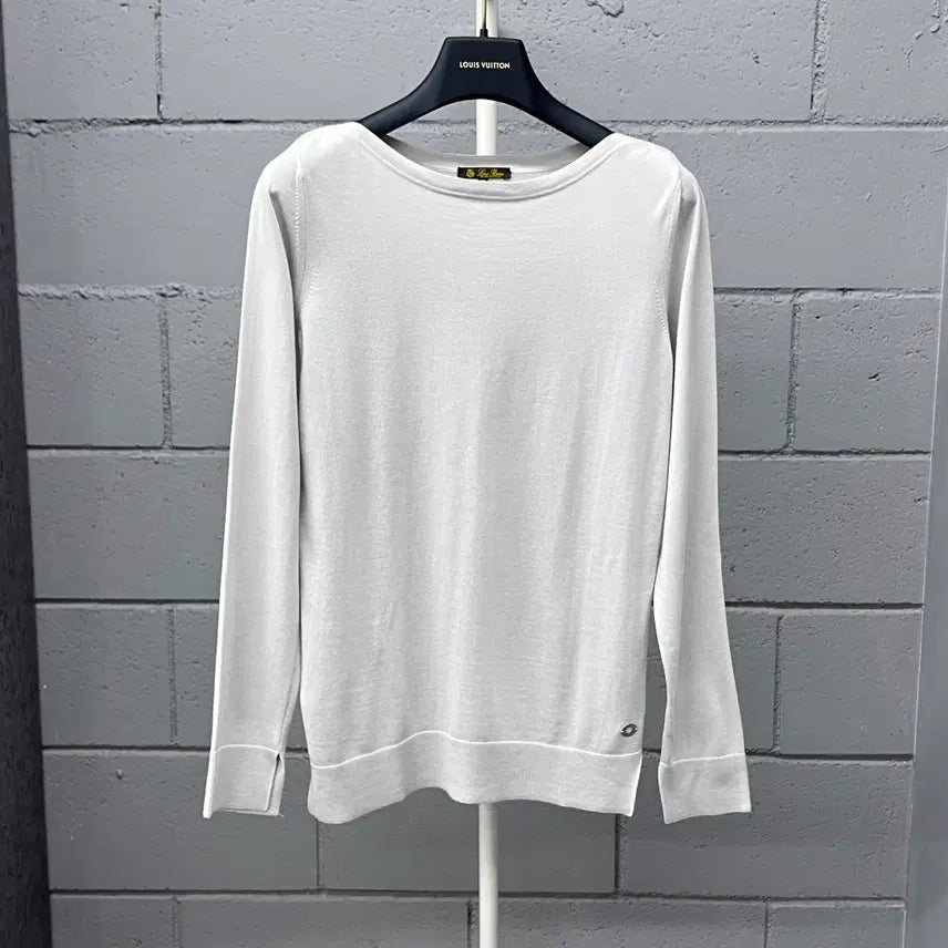 [SOLD OUT] AB2  / 로로피아나 캐시미어 그레이 절개 니트 38size