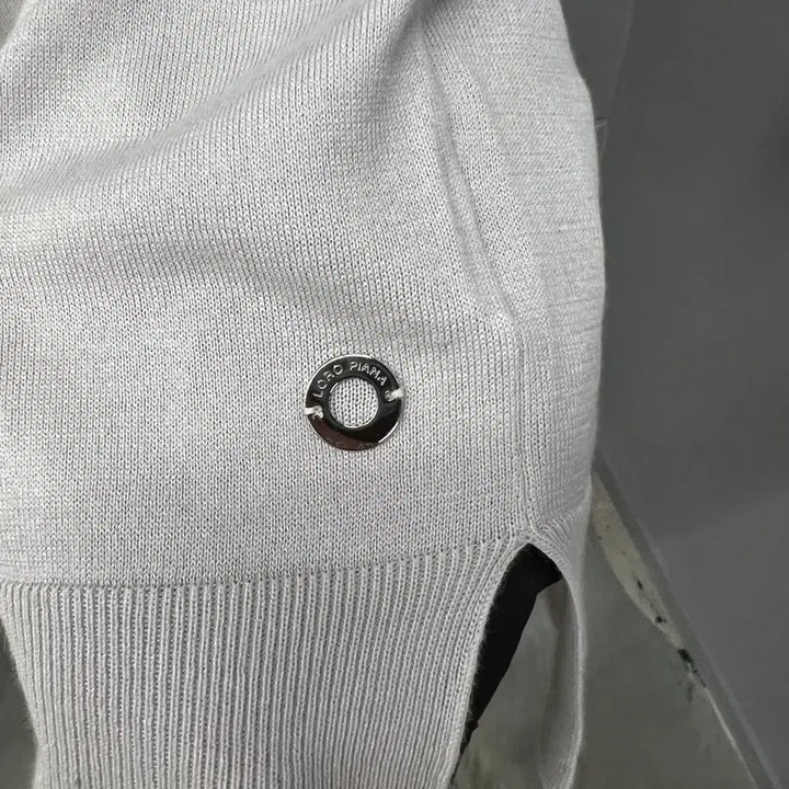 [SOLD OUT] AB2  / 로로피아나 캐시미어 그레이 절개 니트 38size