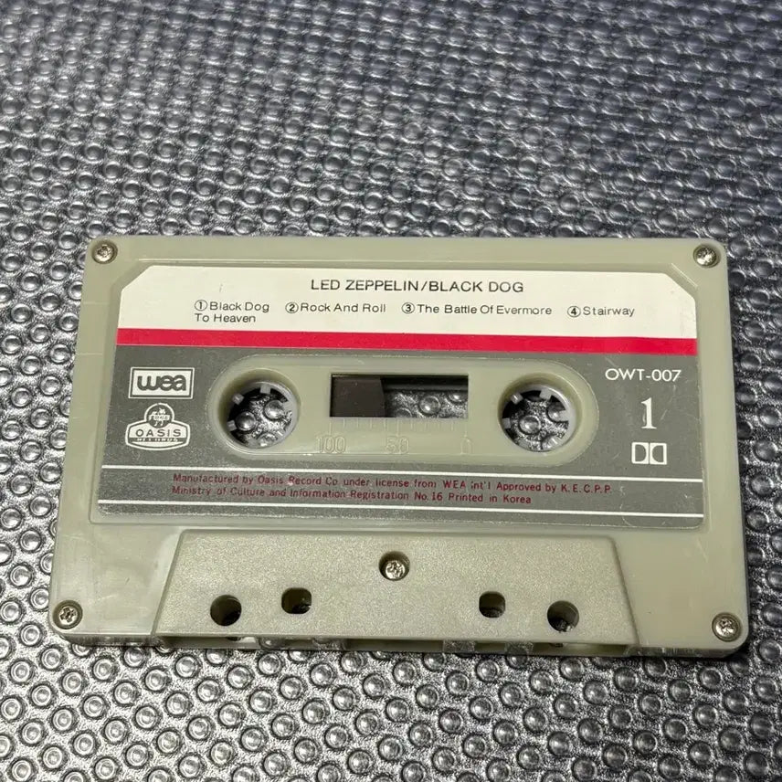 [BUNJANG] Led Zeppelin Stairway to Heaven Cassette Tape / 레드제플린 Stairway to heaven 테이프 / 오아시스