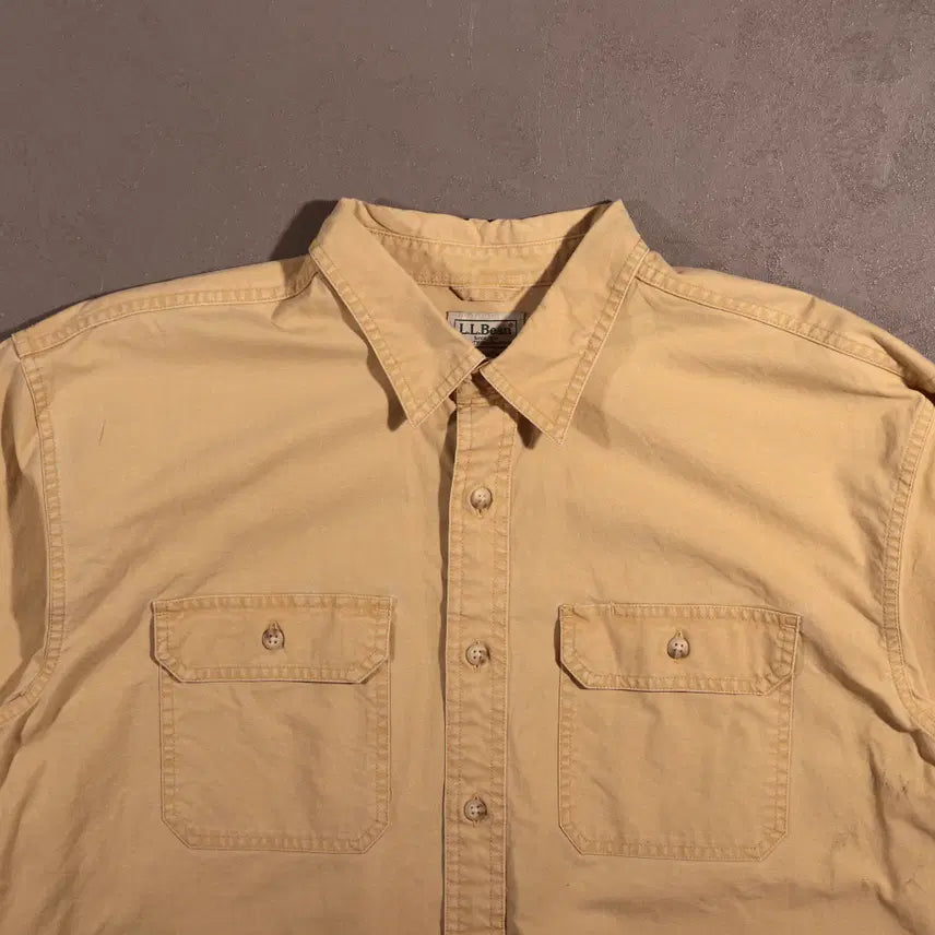 [BUNJANG] L.L.Bean Cotton Work Shirt C724 / 엘엘빈 코튼 워크셔츠 C724