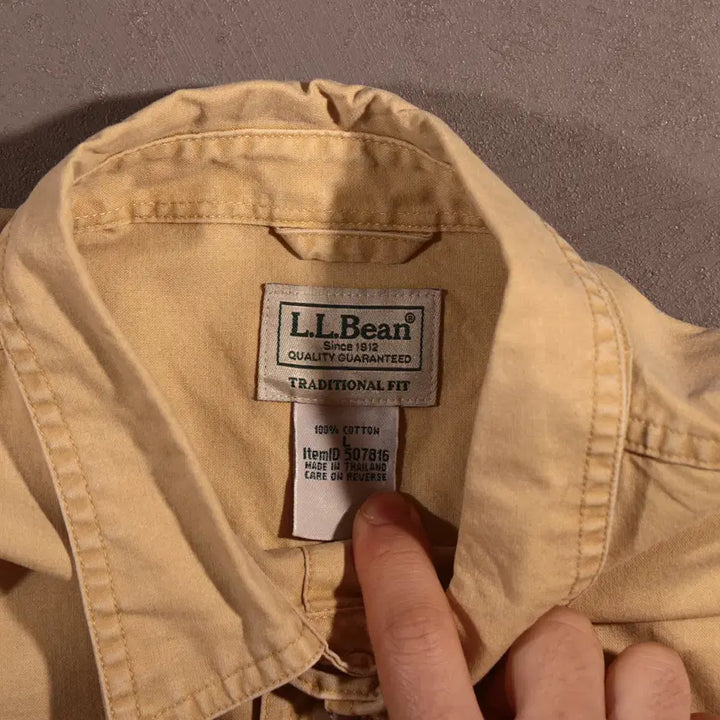 [BUNJANG] L.L.Bean Cotton Work Shirt C724 / 엘엘빈 코튼 워크셔츠 C724