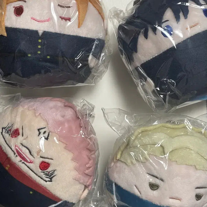 [BUNJANG] Jujutsu Kaisen Fuwa Kororin Series 5 Plush Bundle / 주술회전 후와코로링 후와 5탄 메구미 나나미 스쿠나 인형 누이 4종 일괄