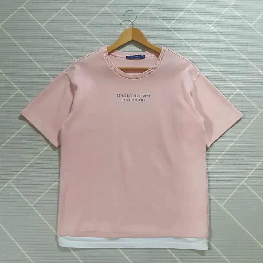 [BUNJANG] Frank Stone Layered Short Sleeve T-Shirt / .90 frank stone 프랭크스톤 레이어드 반팔 티셔츠
