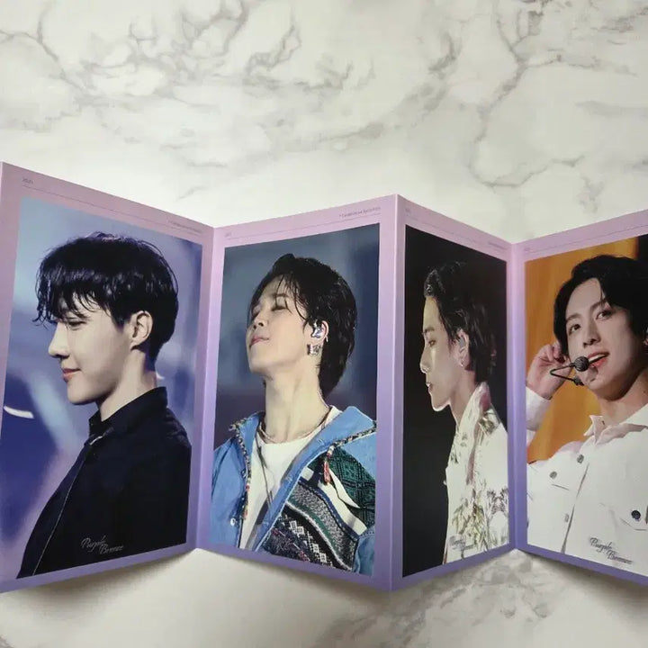 [BUNJANG] BTS Purple Breeze Postcard Set / 방탄소년단 퍼플브리즈 엽서 세트