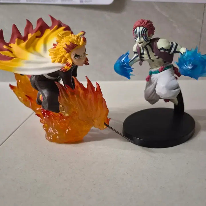 [BUNJANG] Banpresto Demon Slayer Rengoku &amp; Akaza Figure Bundle / 반프레스토 귀멸의칼날 아카자 피규어