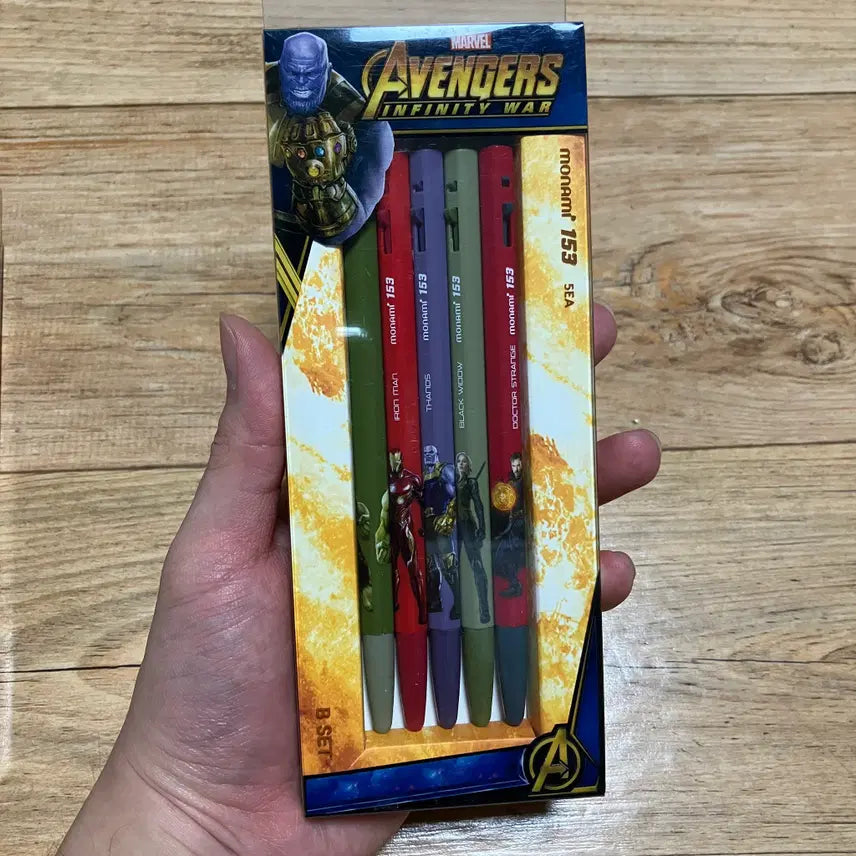 [BUNJANG] Avengers Infinity War Monami Ballpoint Pen / 어벤져스 인피니티워 모나미 볼펜