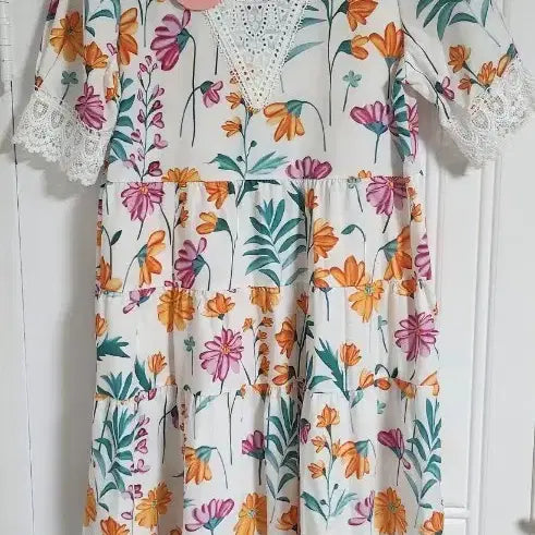 [SOLD OUT] 미미스튜디오 플라워 레이스 캉캉 원피스