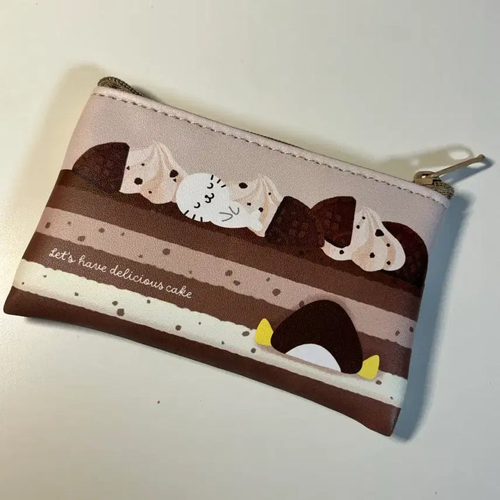 [BUNJANG] Sanrio Bad Badtz-Maru Mini Pouch Wallet / 배드바츠마루 파우치 지갑 동전 지갑 미니 산리오 케이크 랜덤깡