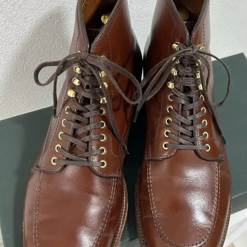 [BUNJANG] Alden Indy Boots Brogueshop Bespoke 10.5D / [10.5D] 알든 브로그샵 별주 인디부츠