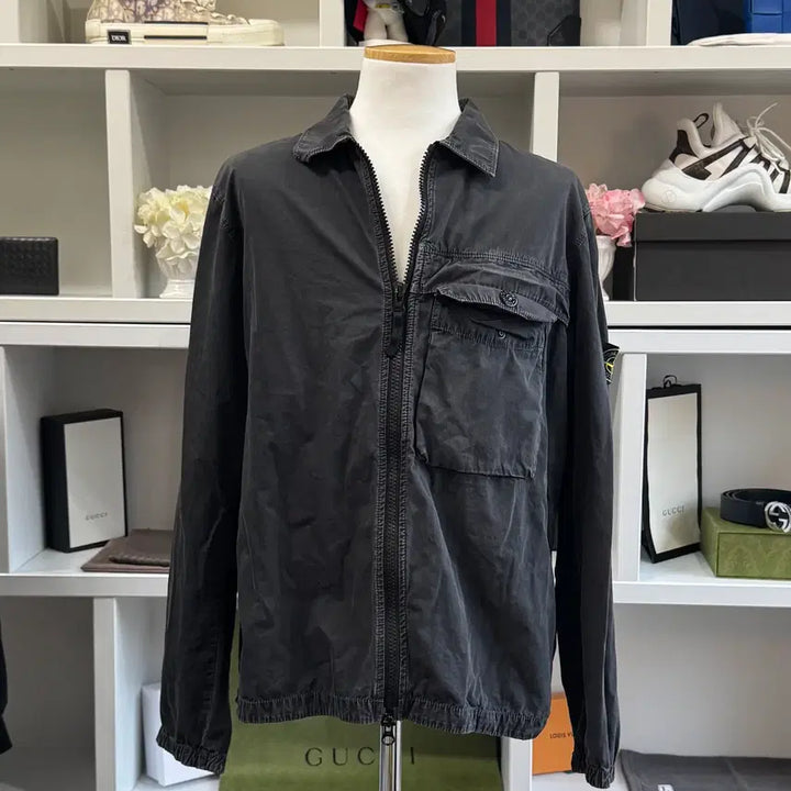 [SOLD OUT] [새상품급,L] 스톤아일랜드 올드이펙트 오버셔츠 자켓